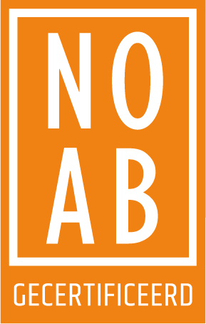 NOAB Logo om aan te geven dat PEC Service aangesloten is bij NOAB.